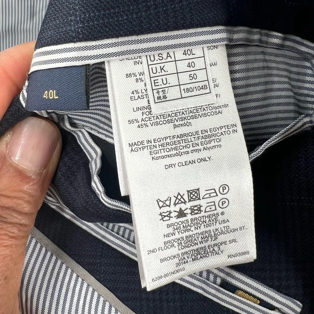 Brooks Brothers explorer regents fit grey suit size 40L